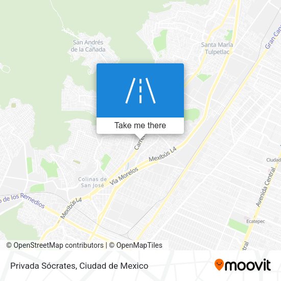 Mapa de Privada Sócrates