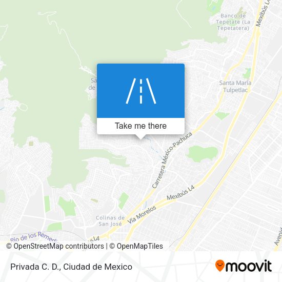 Mapa de Privada C. D.