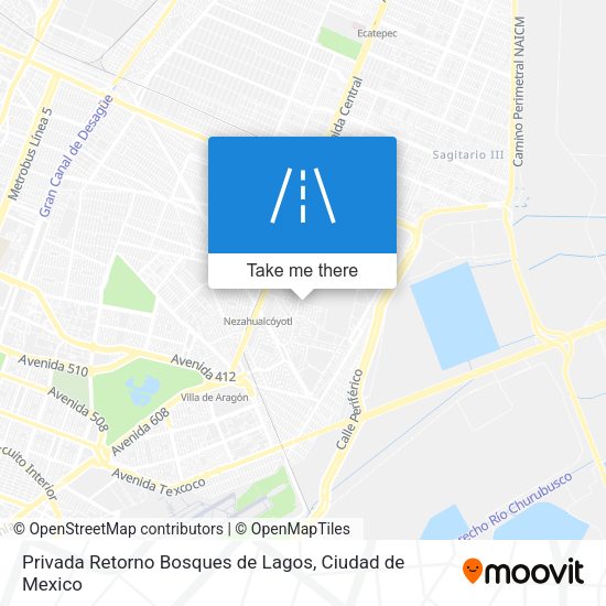 Privada Retorno Bosques de Lagos map