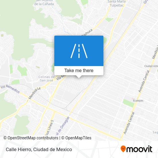 Calle Hierro map