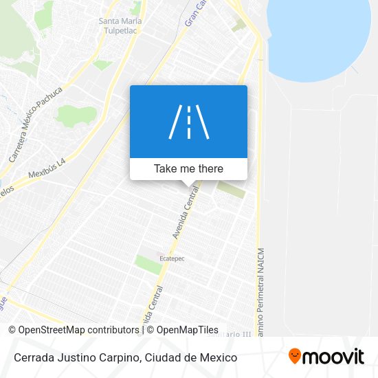 Cerrada Justino Carpino map