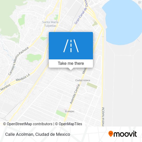 Mapa de Calle Acolman