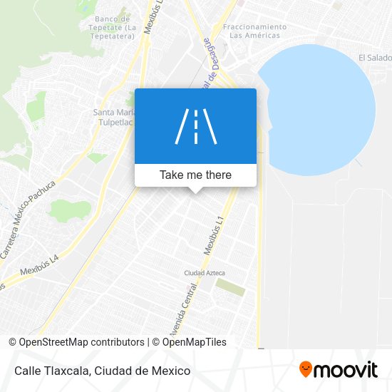 Mapa de Calle Tlaxcala