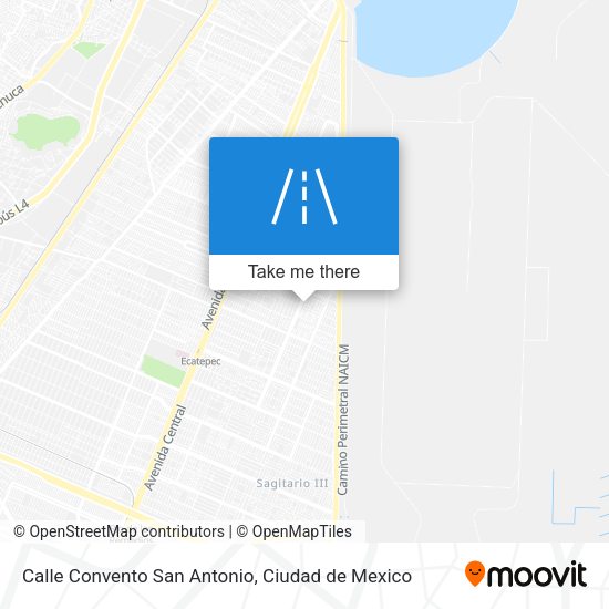 Mapa de Calle Convento San Antonio