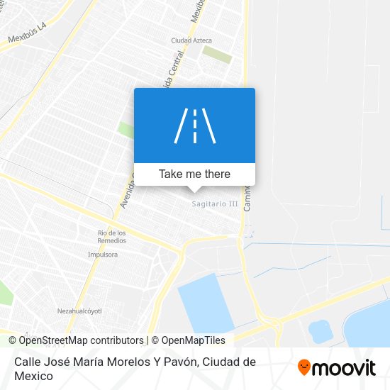 Mapa de Calle José María Morelos Y Pavón