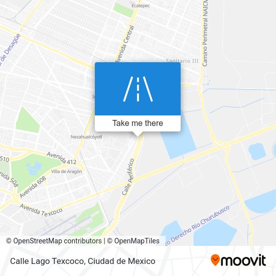 Mapa de Calle Lago Texcoco