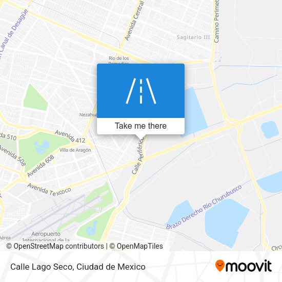 Calle Lago Seco map