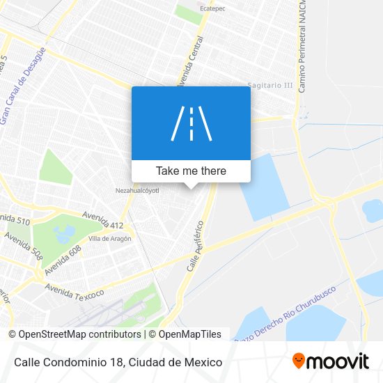 Mapa de Calle Condominio 18