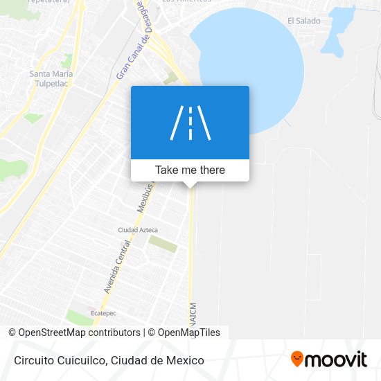 Mapa de Circuito Cuicuilco
