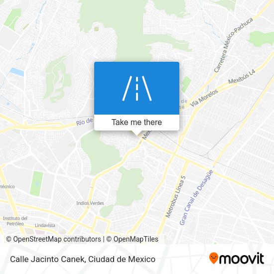 Mapa de Calle Jacinto Canek