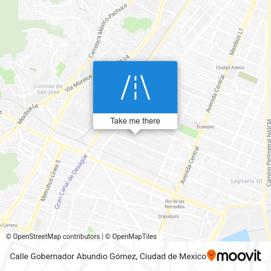 Calle Gobernador Abundio Gómez map
