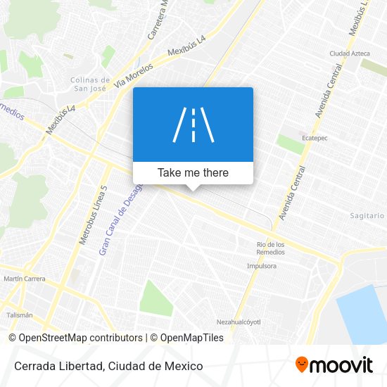 Cerrada Libertad map