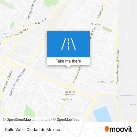 Mapa de Calle Valle