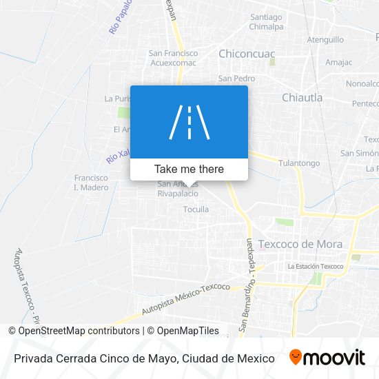 Privada Cerrada Cinco de Mayo map