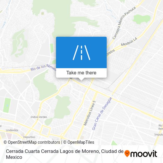Mapa de Cerrada Cuarta Cerrada Lagos de Moreno