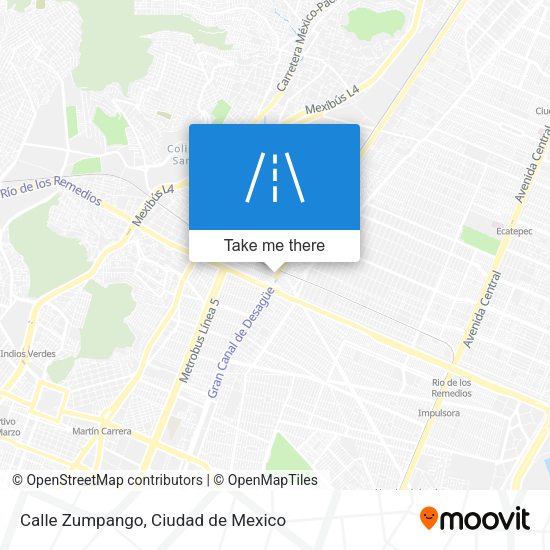 Calle Zumpango map