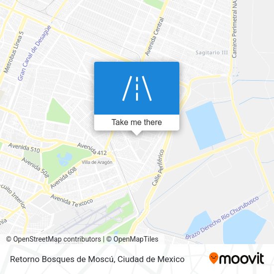 Retorno Bosques de Moscú map