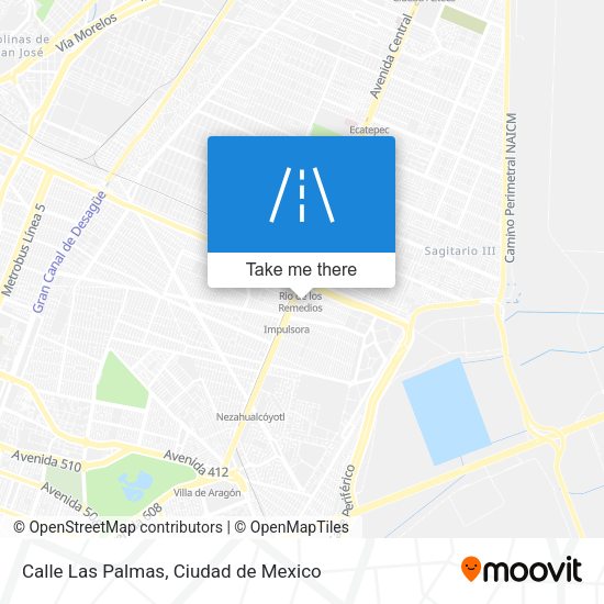 Calle Las Palmas map