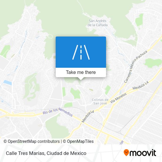 Calle Tres Marías map