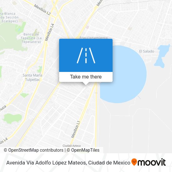 Avenida Vía Adolfo López Mateos map