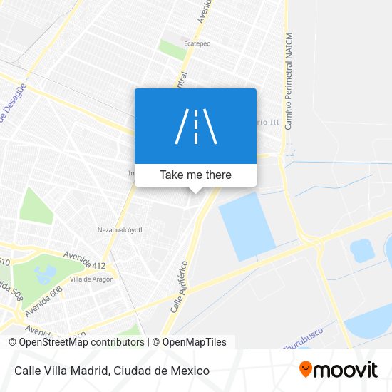 Mapa de Calle Villa Madrid
