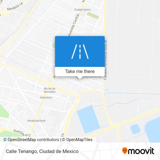 Mapa de Calle Tenango
