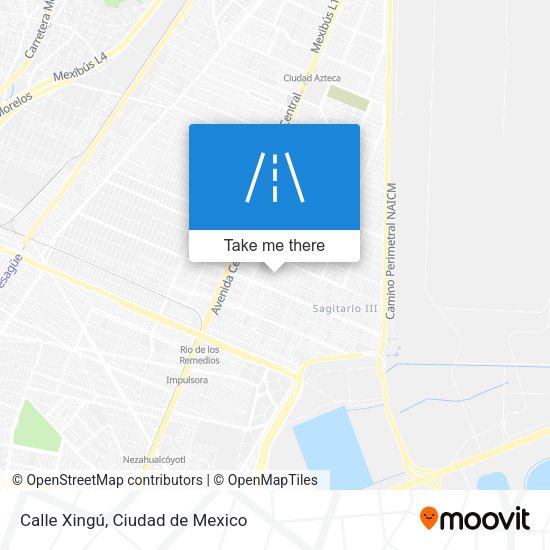 Mapa de Calle Xingú