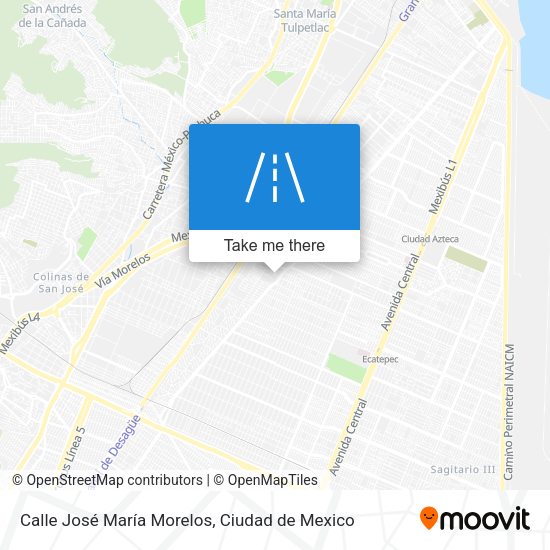 Mapa de Calle José María Morelos