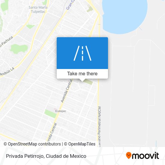 Privada Petirrojo map