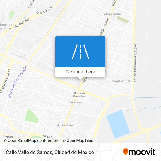 Calle Valle de Samos map