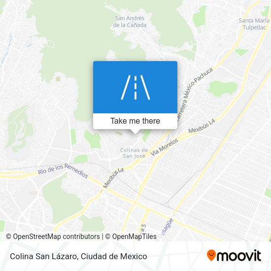 Colina San Lázaro map