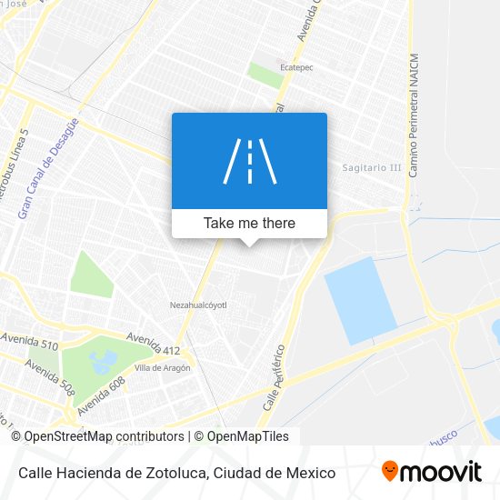 Calle Hacienda de Zotoluca map