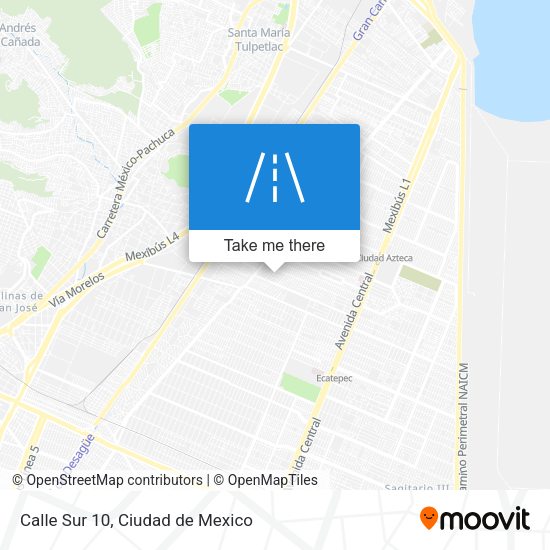 Calle Sur 10 map