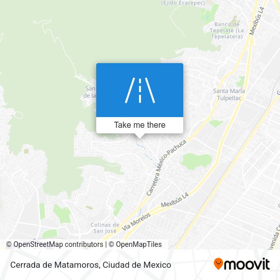 Cerrada de Matamoros map
