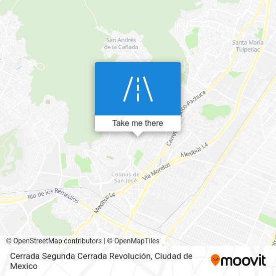 Cerrada Segunda Cerrada Revolución map