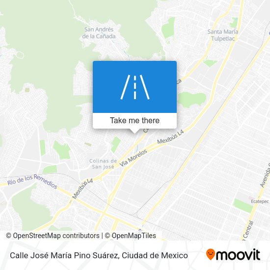 Mapa de Calle José María Pino Suárez