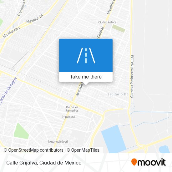 Calle Grijalva map