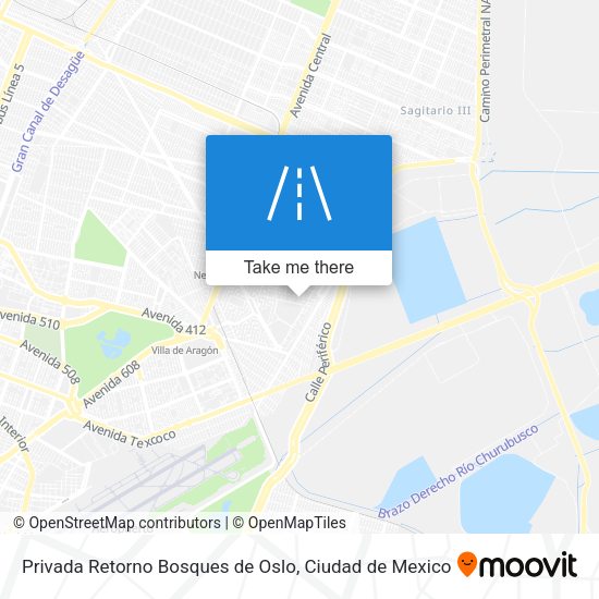 Mapa de Privada Retorno Bosques de Oslo