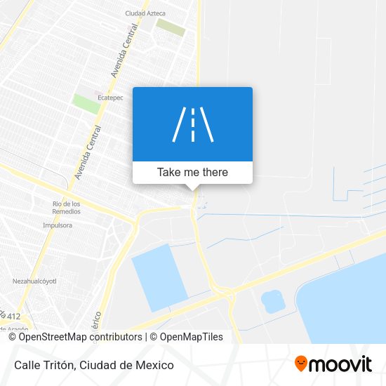 Calle Tritón map