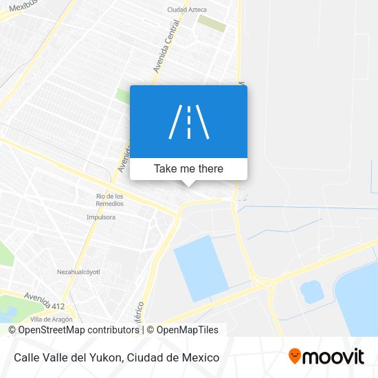 Mapa de Calle Valle del Yukon