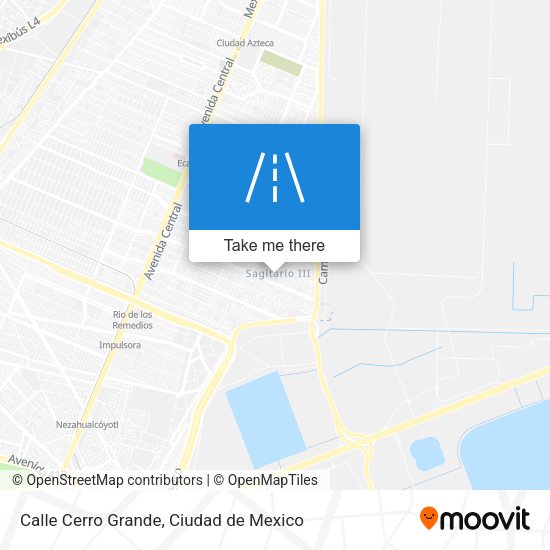 Calle Cerro Grande map