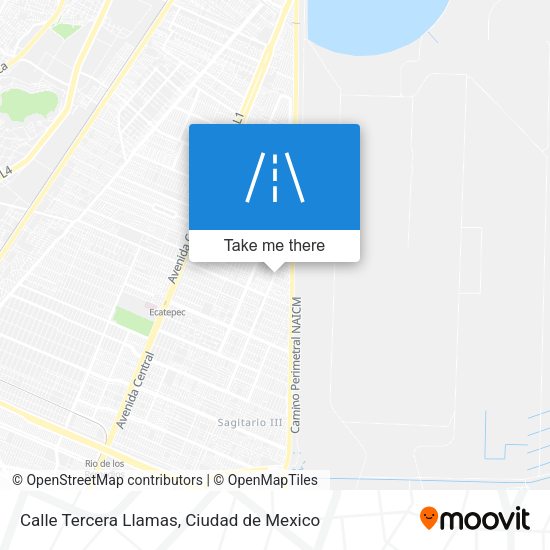 Calle Tercera Llamas map