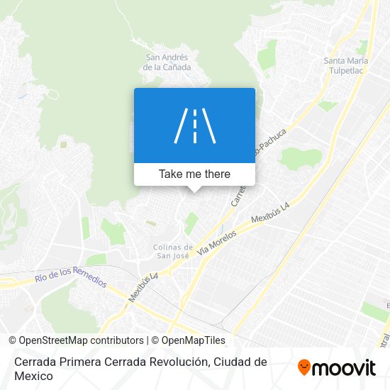 Cerrada Primera Cerrada Revolución map