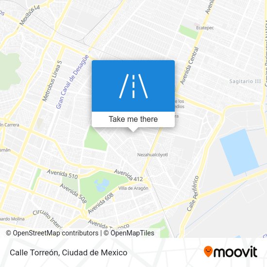 Calle Torreón map
