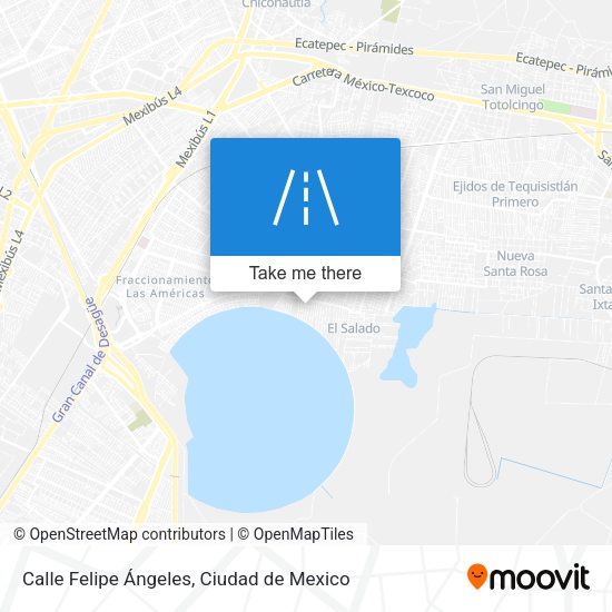 Calle Felipe Ángeles map