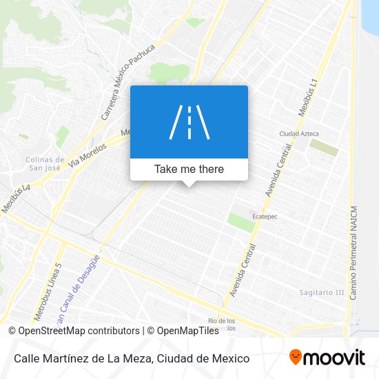 Mapa de Calle Martínez de La Meza