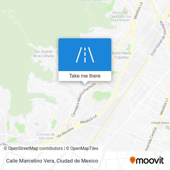 Mapa de Calle Marcelino Vera