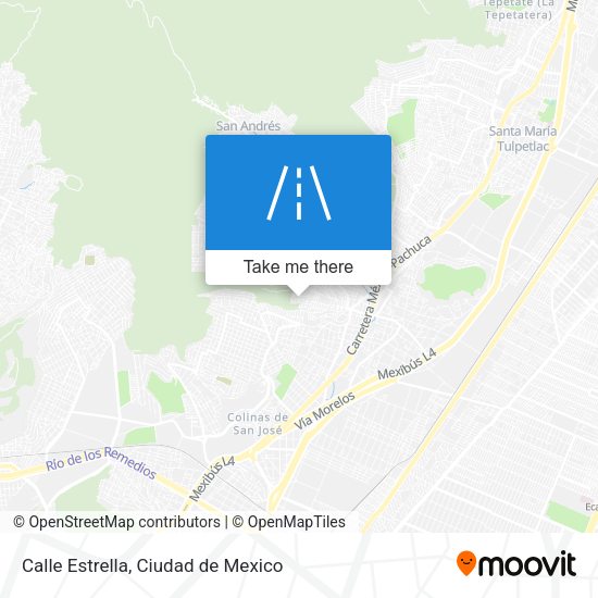 Calle Estrella map