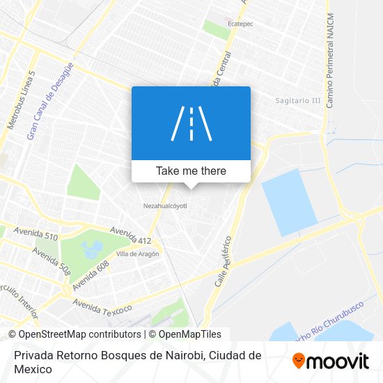 Privada Retorno Bosques de Nairobi map