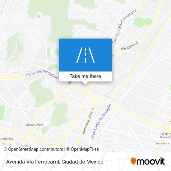 Avenida Vía Ferrocarril map